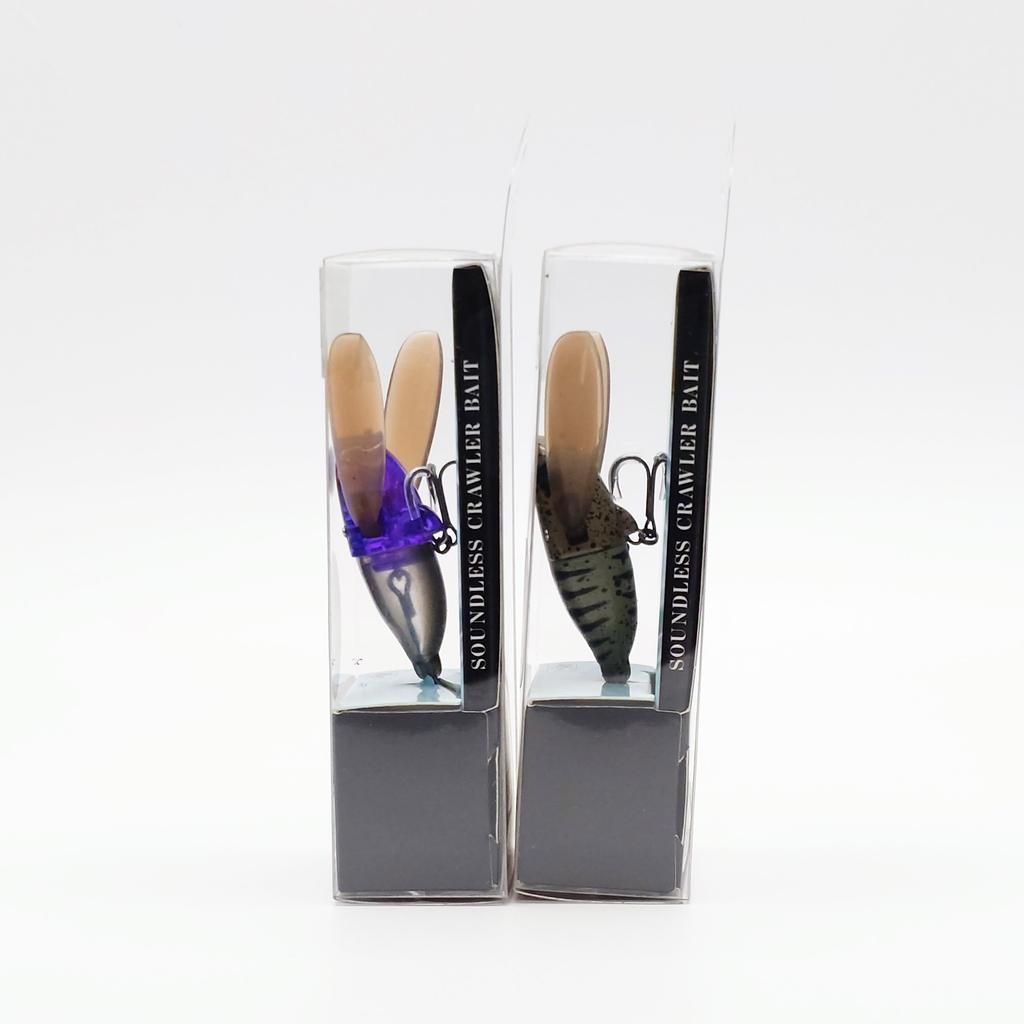JACKALL SUISEN BreamGOAT! Topwater Lure Set 2pcs BG Oyster Worm BG Yoen Haku Floating Topwater Fishing Japan