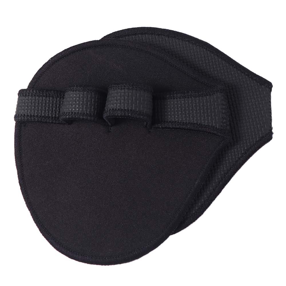1 Pair Thicken Weightlifting Hand Protect Pads Non-slip Gym Power Gloves  Pull-ups