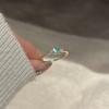 Anello Regolabile da Donna in Tormalina Arcobaleno - Stile Dolce & Piccante