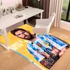 Football Star Messi Printed Absorbent Washable Carpet, Non-Slip Bathroom Mats, Kitchen Rugs, Yoga Mat,Living Room Entrance, Camping Picnic Rugs