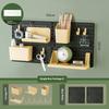 Hole Board Dormitory Wall Shelf Free Punching Adhesive Study Wall Mount Students Study Wall Mounted Storage Rack Home Decoration