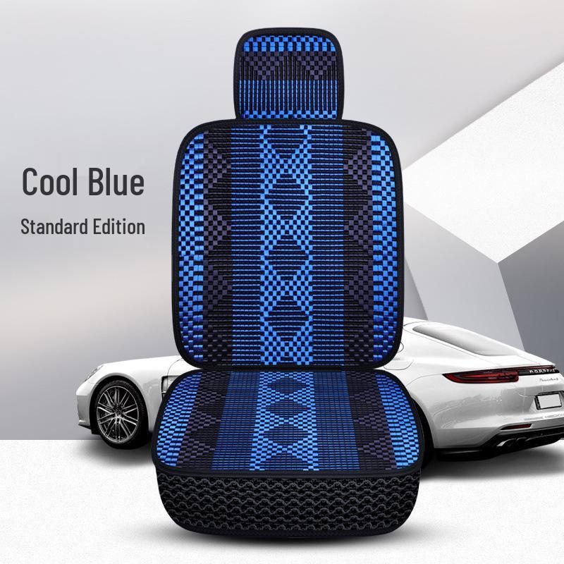 

Ice Silk Cool Summer Car Seat Cushion - Universal Fit for Five Seats, All-Season Comfort Single Seat Standard