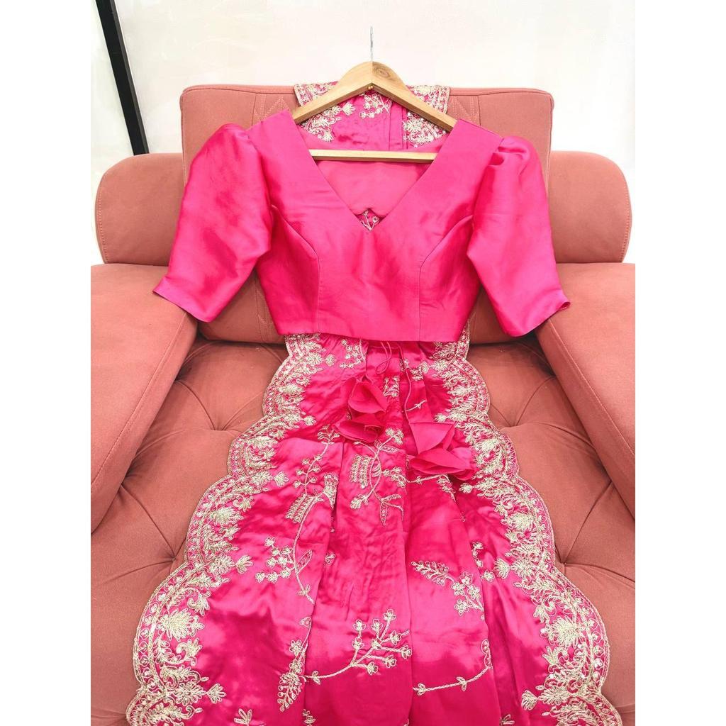New Launch – Luxury Japan Satin Silk Saree with Coding & Sequins Embroidery Work