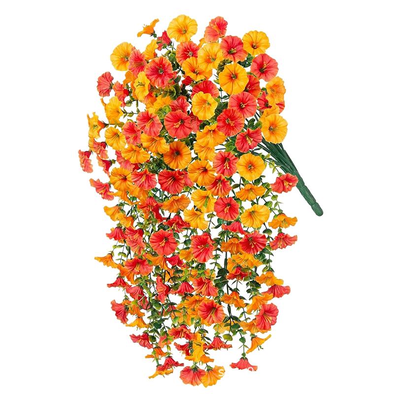 

Artificial Flower Artificial Hanging Flowers and Plants Wedding Easter Decoration UV-resistant and Realistic Room Garden Decor