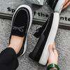 Fashion 2025 Autumn New Retro Shallow Mouth Thick Soled Single Shoes for Men Versatile Comfortable Fashion Niche Designed Chunky Loafers