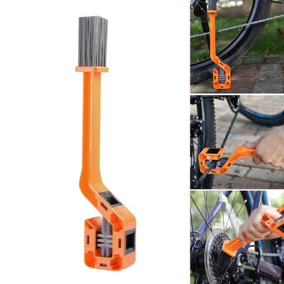 Multipurpose Bicycles Cleaning Tools Bike Chain Cleaner Brush Motorcycle Chain Brush Tool for Gears Maintenance
