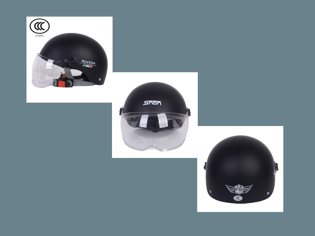 3C Certified Flash Shield Helmet for Electric Cars and Motorcycles - UV Protection, Women's Summer, Men's Four Seasons, Universal Fit