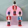 Nutcrackers Hanging Ornament Figures Christmas Mini Wooden King Soldier Puppet