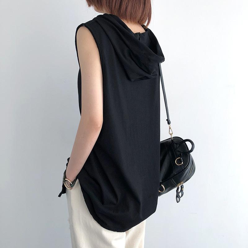

Women s 4 Colors Tank Tops Vest Sleeveless Tees Hooded Man Vests Tops Hip Hop Men Outdoor Casual Men s and Women s Tank Top T Shirt S