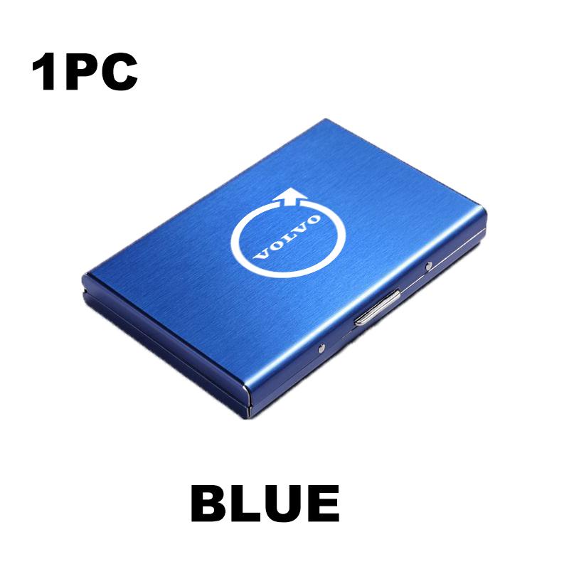 

For Volvo Credit Card Holder Minimalist Wallet Men Women Money Bag Cash Case AWD XC60 S40 XC40 XC90 C30 C70 S60 S80 S90 T6 V40