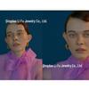 Lisa Style 2021 Trendy Geometric Round Earrings: Light Luxury Design
