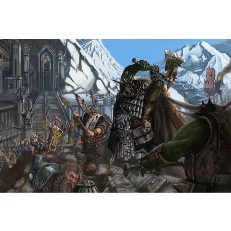 Знак орков Warhammer Fantasy, Металлический настенный постер