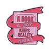 Book Are Better Than People Enamel Pins  Reading Quote Excuses to Buy New Books Brooches Lapel Badge Jewelry Gifts for Friends