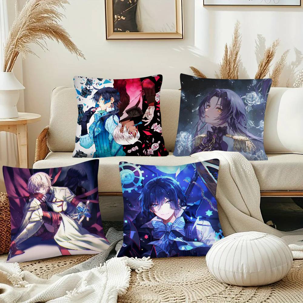 Comics The Case Study Of Vanitas Pillow Case Fashion Square Pillowcase Bedroom Sofa Room Ins Decoration Leisure Cushion Cover