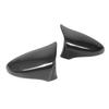 2PCS Rearview Mirror Cap Carbon Fiber Pattern Door Wing Rear View Mirror Cover Replacement for