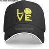 Vintage Liebe Pickleball Baseballkappe Hut für WoUnisex Unisex