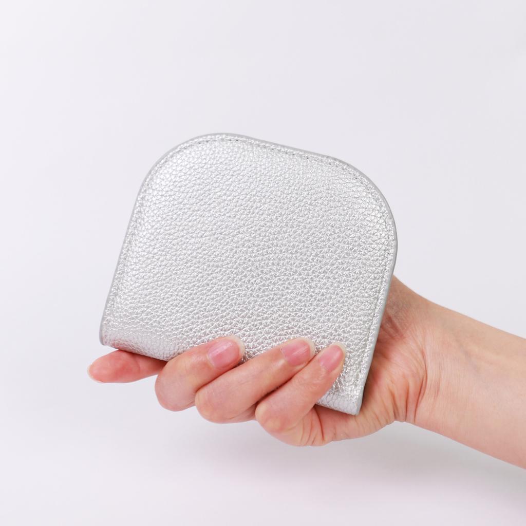 Newest Style Small Wallet Semi-Circle Solid Color Mini Coin Purse Simple High-End Multi-Card Slot Card