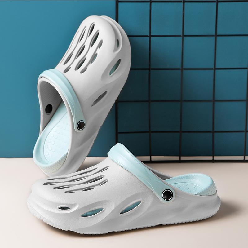 Outdoor Sports Hole Shoes Men's Summer Fishing Outer Wear Slippers Trend Sandals Outdoor Non-slip Men's Outdoor Beach Sandals