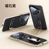 For Huawei Pura 90 Pro Max and Pura 90 Pro Case Shield Full Lens Protection Finger Grip Strap Metal Bracket Vegan Leather Cover