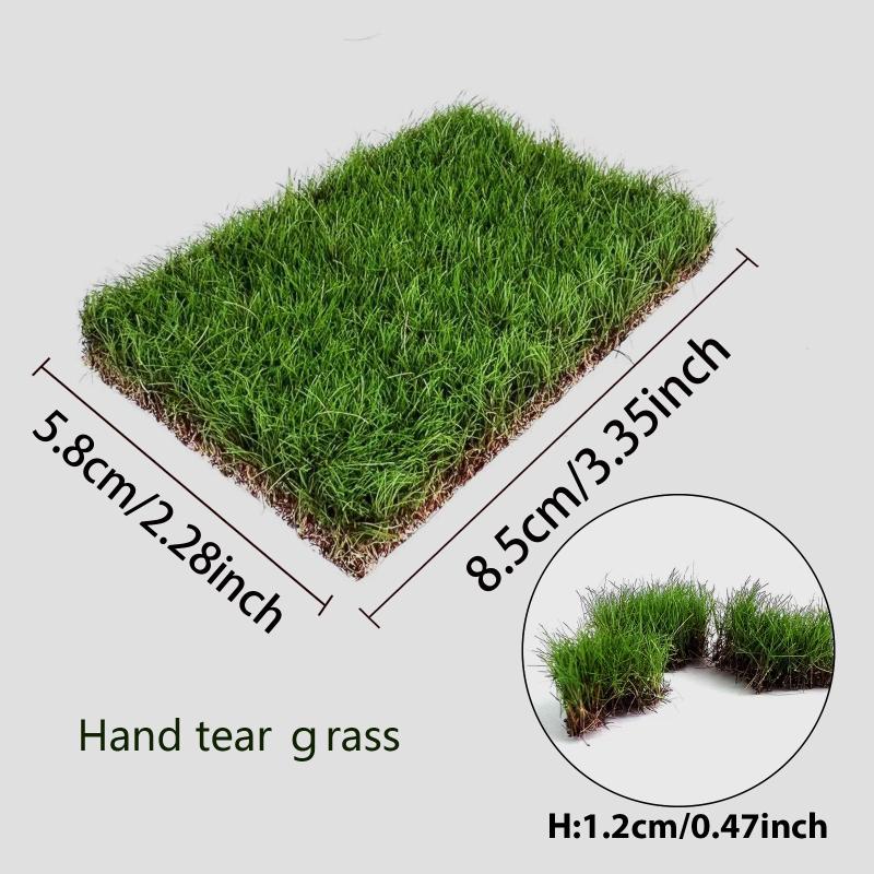 

1,2 см Имитация Травы Газон Модель Пучок Травы Растение Платформа Растительности Декор DIY Песочница/Железная Дорога/Садовый Пейзаж 1 Коробка A1