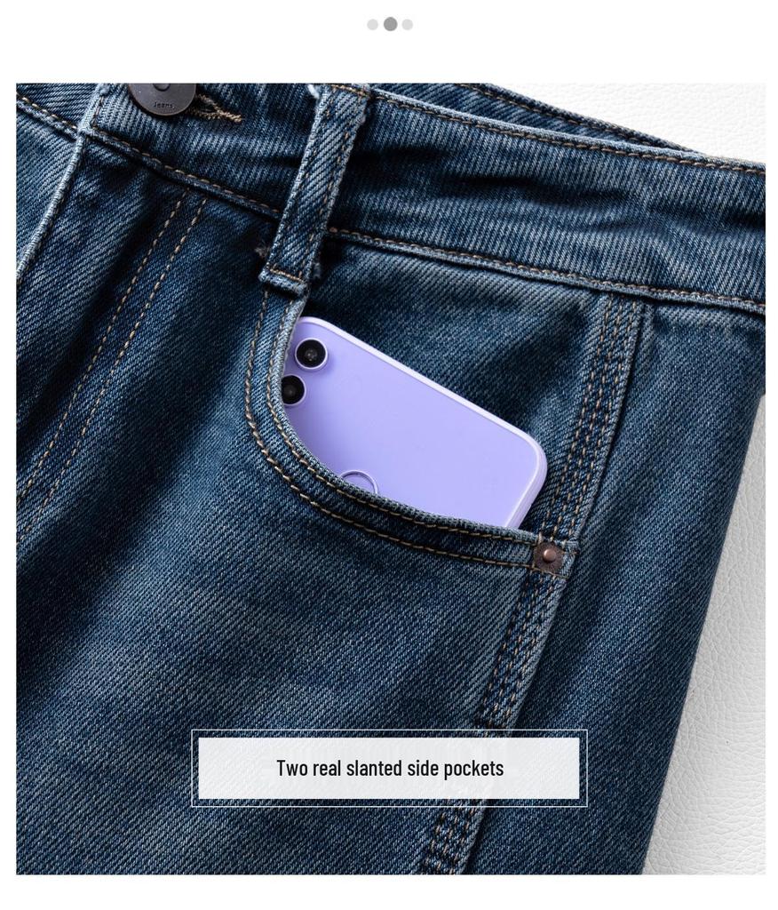 Women's Retro High-Waist Wide-Leg Jeans - Autumn 2025 Collection, Loose Fit, Slimming, Straight-Leg, Floor-Length, Micro Flare.