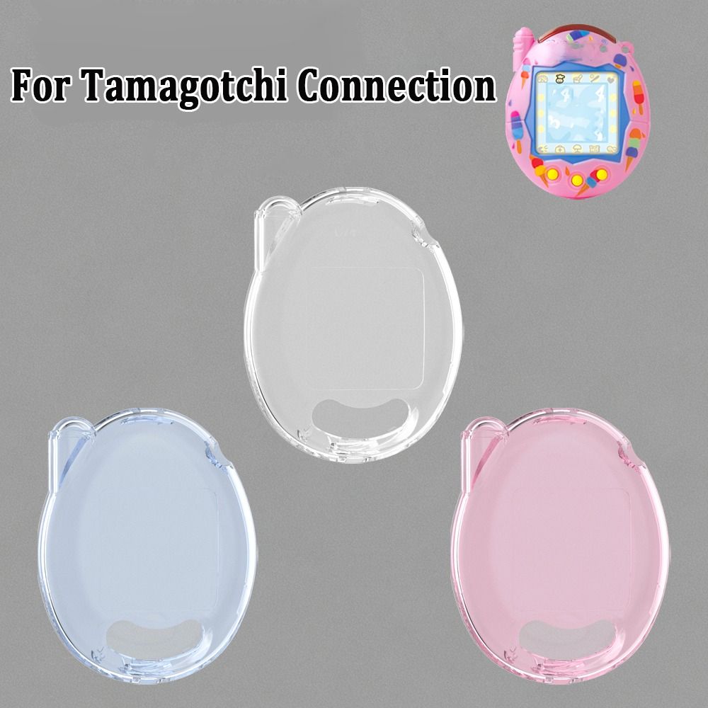 Transparent Hard Shell Dustproof Clear Cover for Tamagotchi Connection Game Accessories