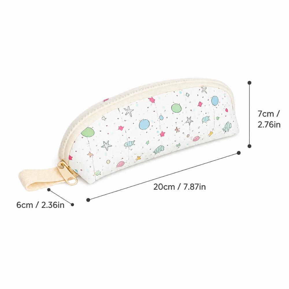 Large Capacity Pen Bag Handheld Pencil Pouch Portable Stationery Organizer  Gift
