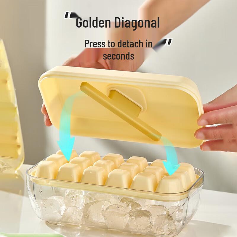 Debo Quick Release 32-Grid Ice Cube Tray Set
