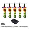 Hanging Lighted Glowing Ghost Garden Lawn Window Porch Halloween Decorations