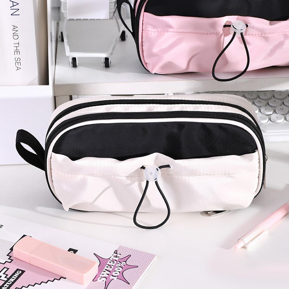 Large Capacity Pencil Pouch Portable Pen Bag New Stationery Organizer  School Supplies