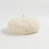 Beret Female Autumn And Winter Show Small Temperament Literary And Retro Circle Lamb Plush Big Head Circumference Versatile Painter Hat