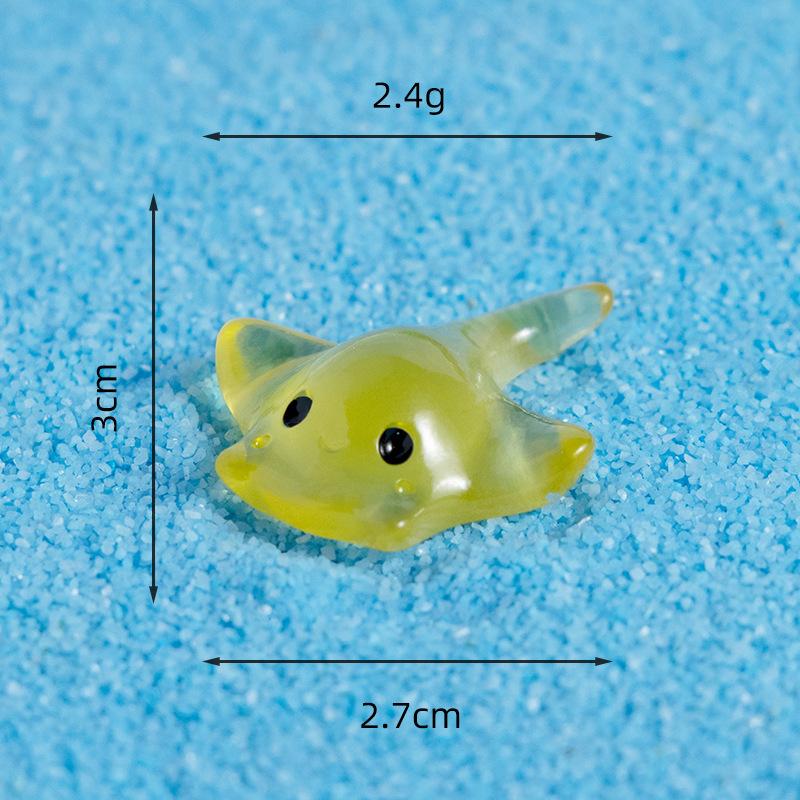 

5 шт. Милі слоники Маленькі мініатюри Світні Прозора смола Тварина Мініатюра Ландшафт Настільні прикраси