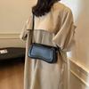 Popular Small Square Bag Women's New Autumn and Winter Versatile Retro Shoulder Crossbody Armpit Bag
