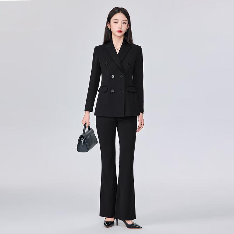 Women's Professional Double-Breasted Suit Set