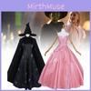 Enchanting Glinda Cosplay For Halloween With Accessories And Ear Decorations