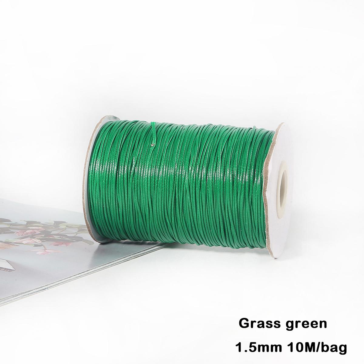 

Змішані кольори з вощеного бавовняного шнура для ювелірних намистин для макраме. Виготовлення прикрас своїми руками 1.5mm 10meter