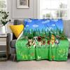 Cartoon Animal Crossing New Horizons Soft Plush Blanket,Flannel Blanket Throw Blanket for Living Room Bedroom Sofa Cover Child