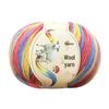 Rainbow Gradient Wool Yarn for Hand-Knitted Sweaters, Baby Hats, and Scarves