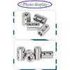 D25L30 10mm/11mm/12mm/12.7mm/13mm/14mm/15mm Stainless Steel Coupling Transmission Adapter Connector Double-hole Rigid Coupling