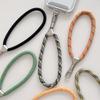 Phone Charm Heavy Metal Keyring Short Lanyard Anti-Lost Keychain Lanyard Solid Finger Strap Premium Key Cord Mobile Phone Rope