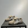 New casual shoes mesh shoes soft sole breathable sports shoes trendy lace-up low-top shoes bc