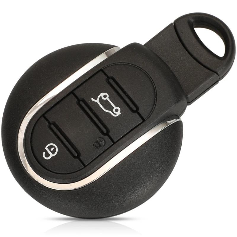 3/4 Buttons Smart Remote Car Key Shell Cover Fob Case For BMW Mini Cooper 2015 2016 2017 2018 With Emergency Key Blade