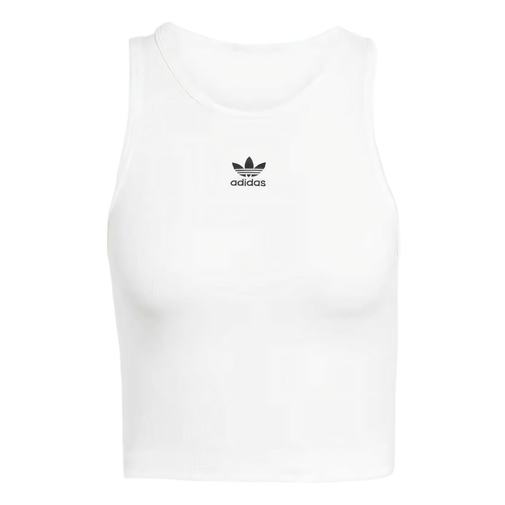 (WMNS) adidas Essentials Ribbed Tank Top Asia Sizing  White  Women s JC9007 L