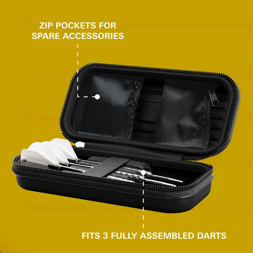 TARGET Takoma Case Yellow Dart Case Holds 3 Darts and Accessories