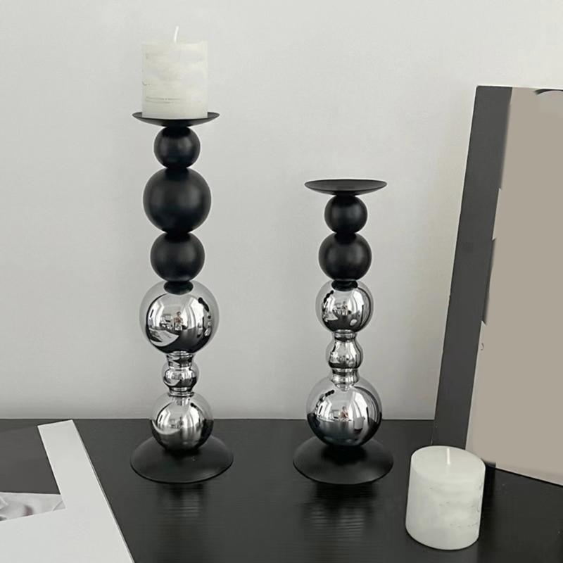 Iron Tapers Candle Holder Decorative Tall Candle Stand, Candlestick Holder for Wedding, Dining Table, Party Decoration