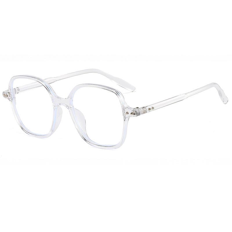 

JYL TS Square Glasses Unisex Blue Light Blocking Korean Plain Frame 3501 A-4995 ярко лаванды