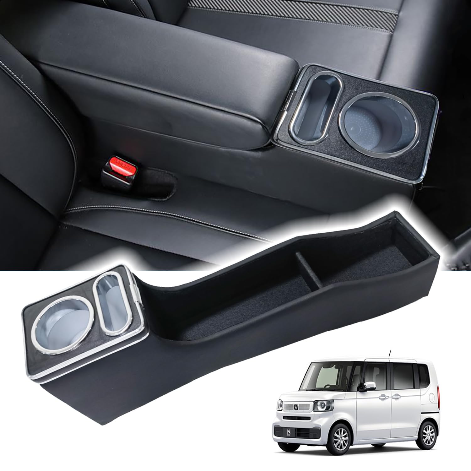 

Moobylee JF5 Armrest Console for Honda New Console Box Suitable for Bench Seat Cars Car Storage Box NBOX Custom Parts Specially Designed for Vehicles