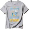 Workout For Him Summer Tshirt Cotton Move Over Boys Let This Girl Show You How To Fish Hiphop Unisex Teeshirt Trendy Tshirt