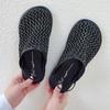 Fashion Flats Women Slingback Slippers Mesh Designer Mules Shoes Fashion Sandals Summer Woman 2025 New Slides Dress Chanclas De Mujer