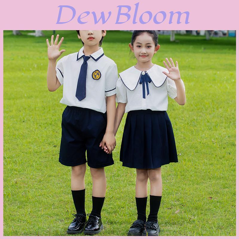 Soft Cotton Kindergarten Graduation Outfit For Boys And Girls Stylish Two-piece Set